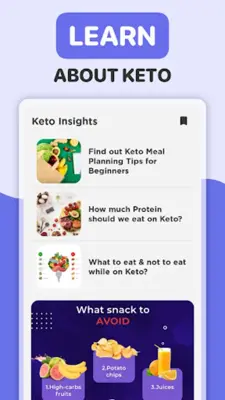 Keto Manager Low Carb Diet android App screenshot 8